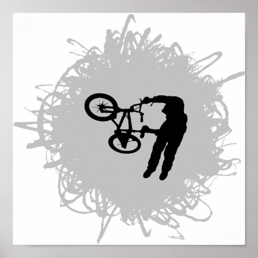 BMX Scribble Style Poster (Vorne)