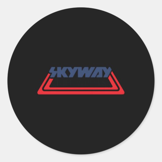Bmx Skyway Tuff Wheels Runder Aufkleber (Vorderseite)