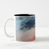 Bmx Sonnenuntergang-Tasse Zweifarbige Tasse (Links)