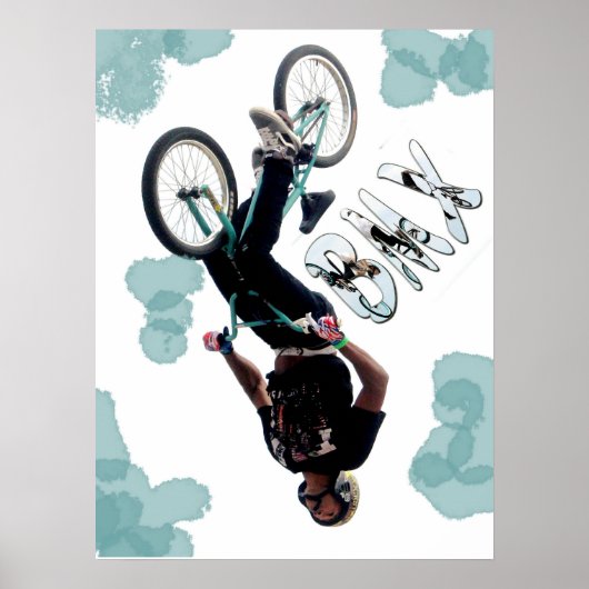 BMX Splash, Copyright Karen J Williams Poster (Vorne)