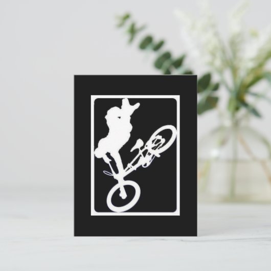 BMX SPORTS POSTKARTE (Stehend Vorderseite)