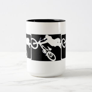 BMX SPORTSPORTE ZWEIFARBIGE TASSE