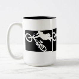 BMX SPORTSPORTE ZWEIFARBIGE TASSE