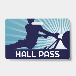 BMX-Sprunglehrer-Hall-Pass Ausweis