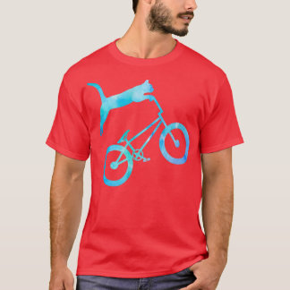 Bmx Stunt Cat Mountain Bike Dirt Bike (3) T-Shirt