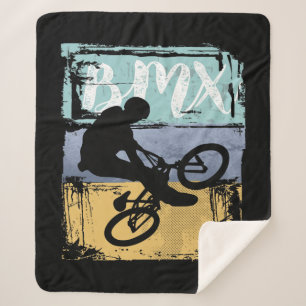 BMX T-Shirt - Vintager Retro BMX Bike Rider Sherpadecke