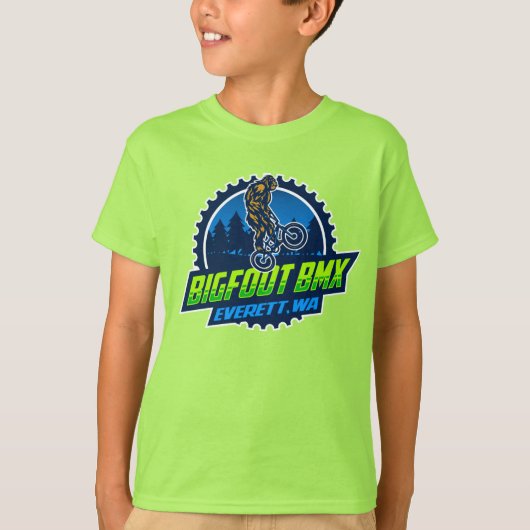 BMX Top Bigfoot mit Großlogos (weiße Kontur) (Vorderseite)