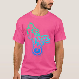 Bmx Tricks Bike Fahrrad Stunt Men Boys Bmx Radfahr T-Shirt