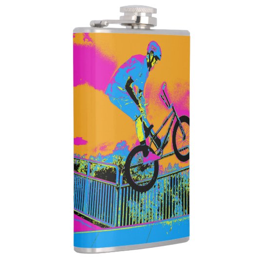 BMX Trickster - BMX Trick Bike Flachmann (Rechts)