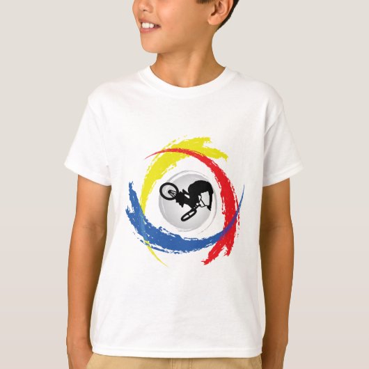 BMX Tricolor Emblem T-Shirt (Vorderseite)