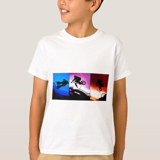 BMX Triptychon T-Shirt (Vorderseite)