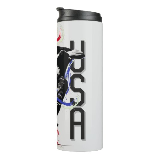 BMX USA Amerika - Bmx Thermal Tumbler Thermosbecher (Nach rechts gedreht)