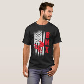 BMX USA - USA - Flaggensport-Fan T-Shirt (Vorne ganz)