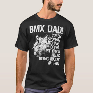BMX-Vater-Trainer-Mechaniker (auf der Rückseite)   T-Shirt