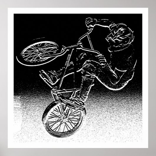 BMX Verzerrung, Copyright Karen J WilliamsBMX Poster (Vorne)