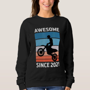 BMX Vintage Bauweise - Fahrradrennen Stunt 3 Sweatshirt
