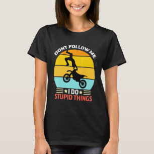 BMX Vintage Bauweise - Fahrradrennen Stunt 9 T-Shirt