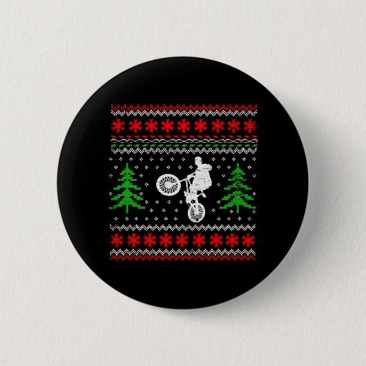 BMX Weihnachten Button (Vorderseite)