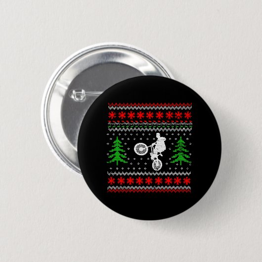 BMX Weihnachten Button (Vorne & Hinten)