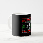 BMX Weihnachten Kaffeetasse (Vorderseite Links)