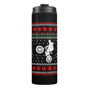 BMX Weihnachten Thermosbecher