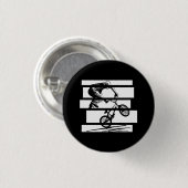 BMX Wheelie Silhouette Urban Lines Button (Vorne & Hinten)