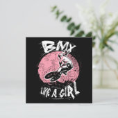 BMX wie ein Mädchen Einladung (Stehend Vorderseite)