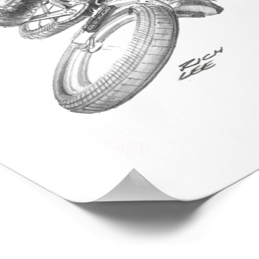 BMXart16largeGG Poster (Ecke)