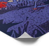 BMXer - BMX Rider Design Poster (Ecke)