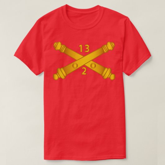 Bn 13. Field Artillery Regiment Künstlerisch Br wo T-Shirt (Design vorne)