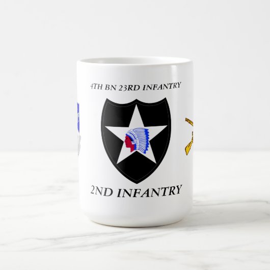 BN 23RD INFANTRY 2D INFANTRY DIVISION KAFFEETASSE (Mittel)