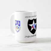 BN 23RD INFANTRY 2D INFANTRY DIVISION KAFFEETASSE (Vorderseite Links)