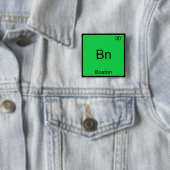 Bn - Boston City Chemistry Element Symbol T - Shir Button (Beispiel)