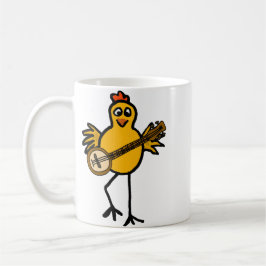BN Huhn, welches die Banjo-Tasse spielt Kaffeetasse