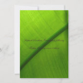 B'nai Mitzvah für Lisa (Wahl 2) Einladung (Rückseite)