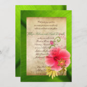 B'nai Mitzvah für Lisa (Wahl 2) Einladung (Vorne/Hinten)