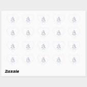 B'nai mitzvah heart sticker (Blatt)