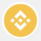 BNB Binance sticker (Vorderseite)