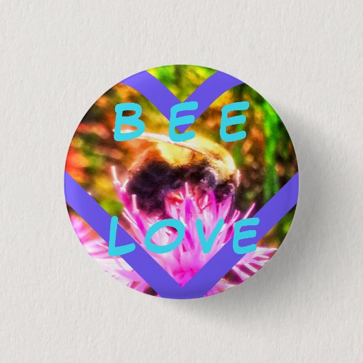 BNEW BIENEN-LIEBE-KLEINES BUTTON (Vorderseite)