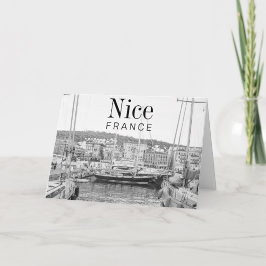 BnW Nice Port Karte (Vorderseite)