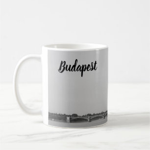BnW Parlament Budapest und Donau Kaffeetasse