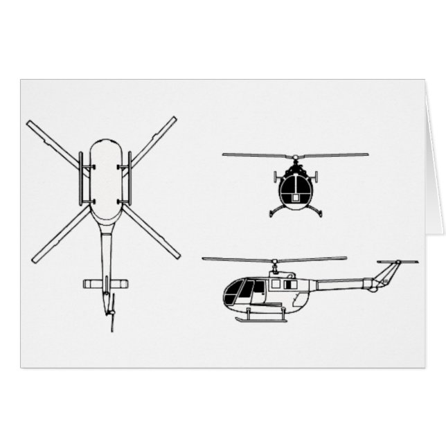 BO-105 (Vorderseite (Horizontal))