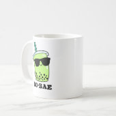Bo-bae Funny Boba Tea Pun Kaffeetasse (Vorderseite Links)