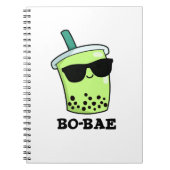 Bo-bae Funny Boba Tea Pun Notizblock (Vorderseite)