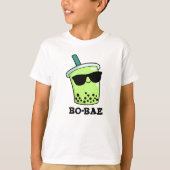 Bo-bae Funny Boba Tea Pun T-Shirt (Vorderseite)