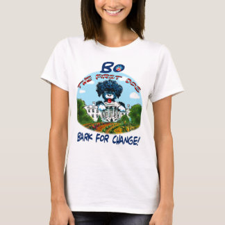 BO das erste Hunde"Barke für Änderung" T-Shirt der