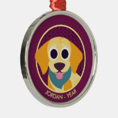 BO der Hund Ornament Aus Metall (Rechts)