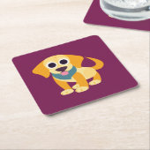 BO der Hund Rechteckiger Pappuntersetzer (angewinkelt)