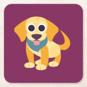 BO der Hund Rechteckiger Pappuntersetzer (Vorderseite)