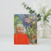 Bo in Pink Peonies Postkarte (Stehend Vorderseite)
